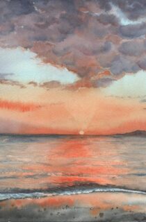 Sunset Before Storm    *SOLD*