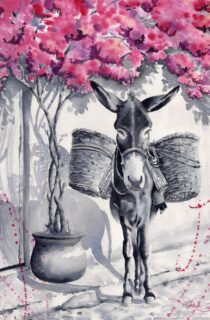 Burro Florido 2    *SOLD*